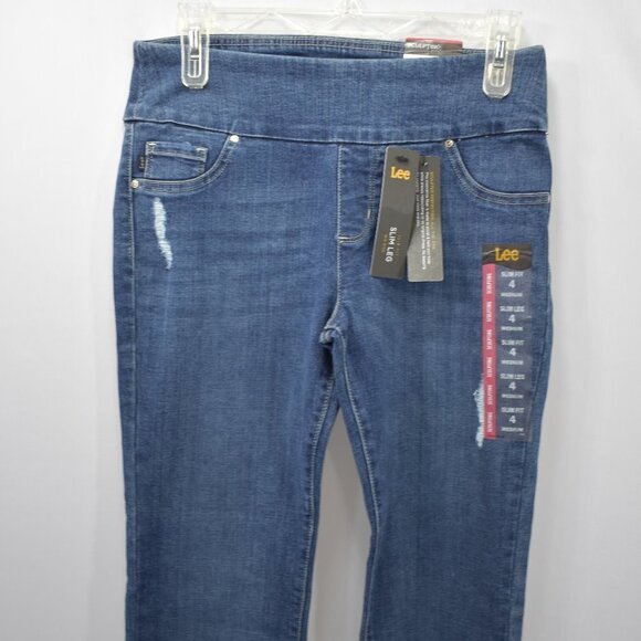 LEE SCULPTING SLIM‎ fit slim LEG  Pull on Jeans - Picture 7 of 7